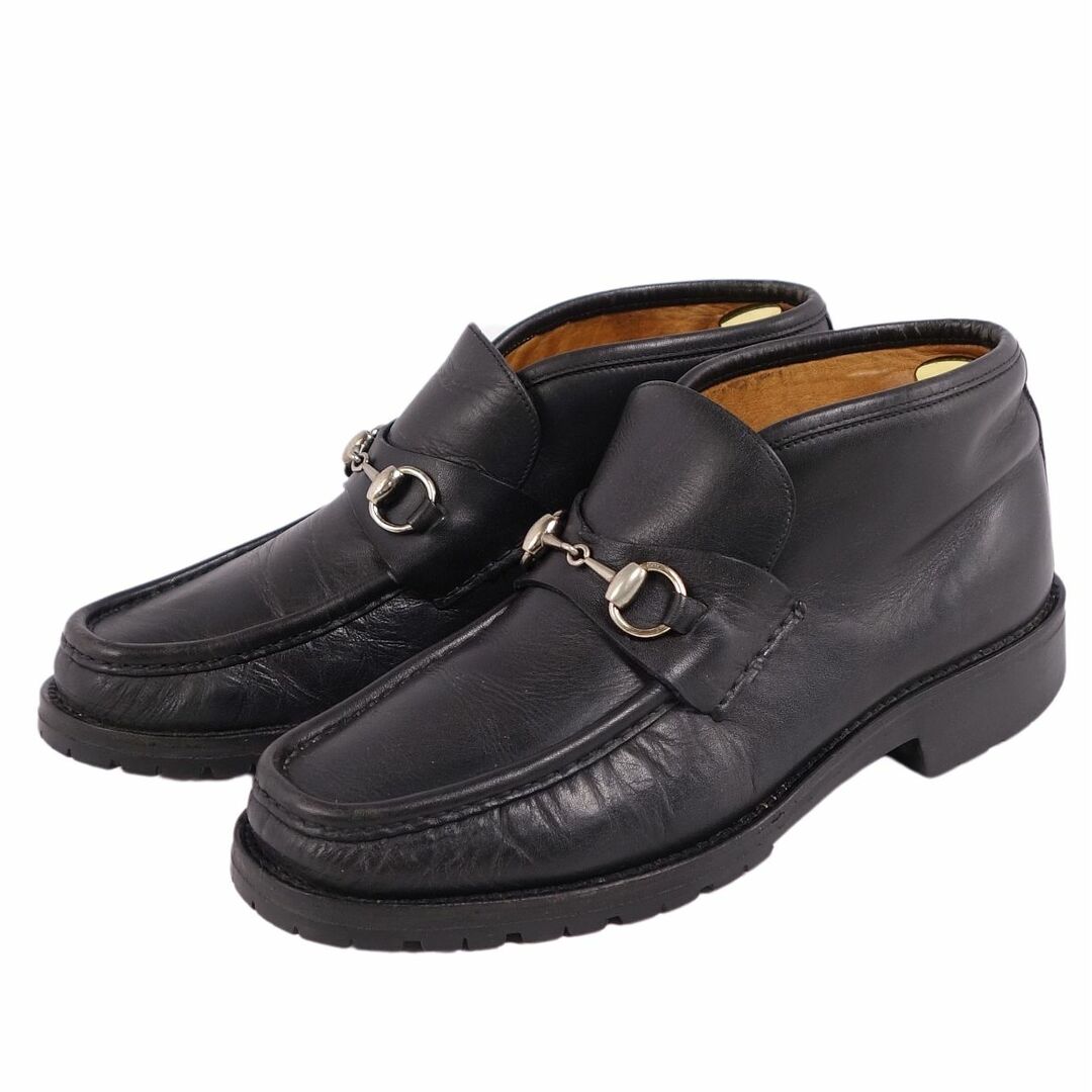 GUCCI - グッチ GUCCI ブーツ チャッカブーツ ホースビット カーフ