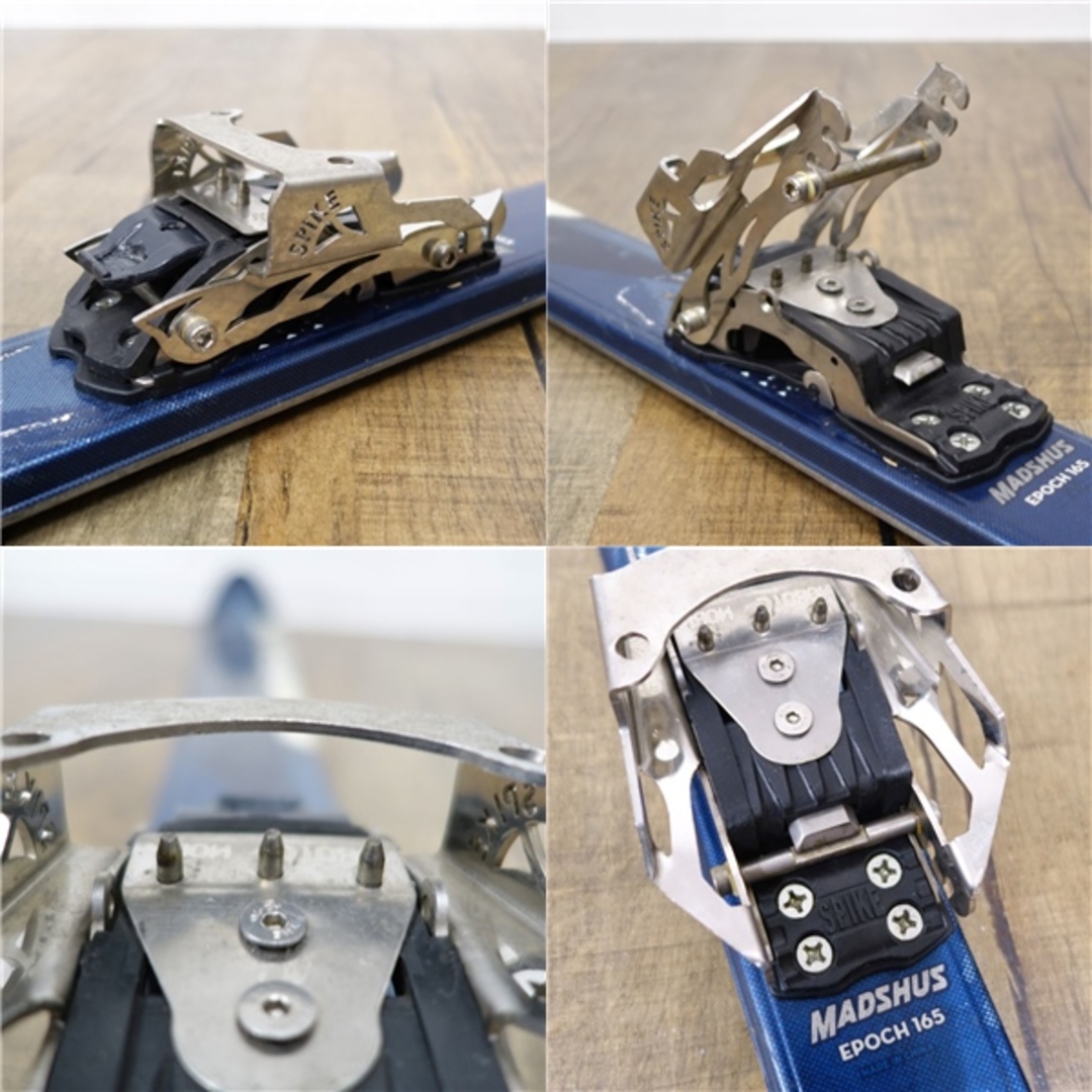 マズシャス MADSHUS EPOCH 165cm センター68mm ビンディング SPIKE