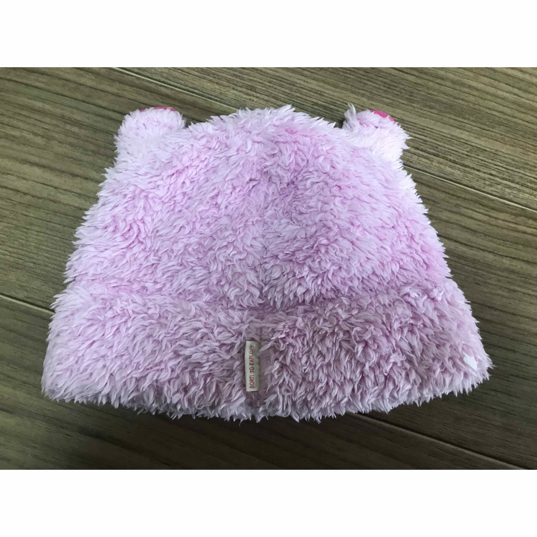 THE NORTH FACE - ノースフェイス キッズ ボア帽子 クマ耳 ピンク XS 6