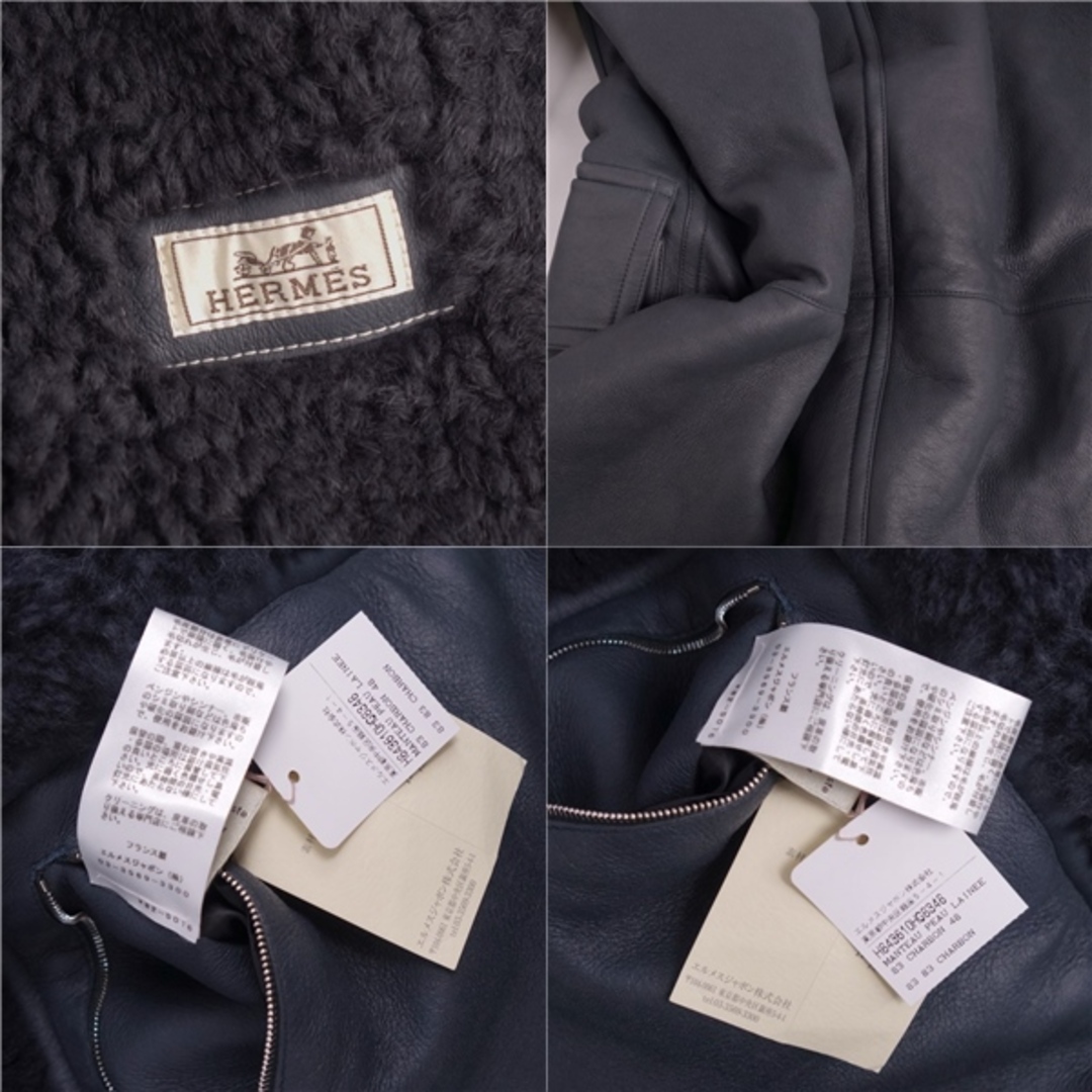 HERMES - 未使用 エルメス HERMES コート 2018AW ムートンコート