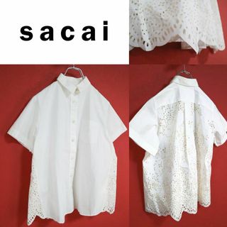 sacai（シャツ/ブラウス(半袖/袖なし) ・ ホワイト/白色系）のフリマ