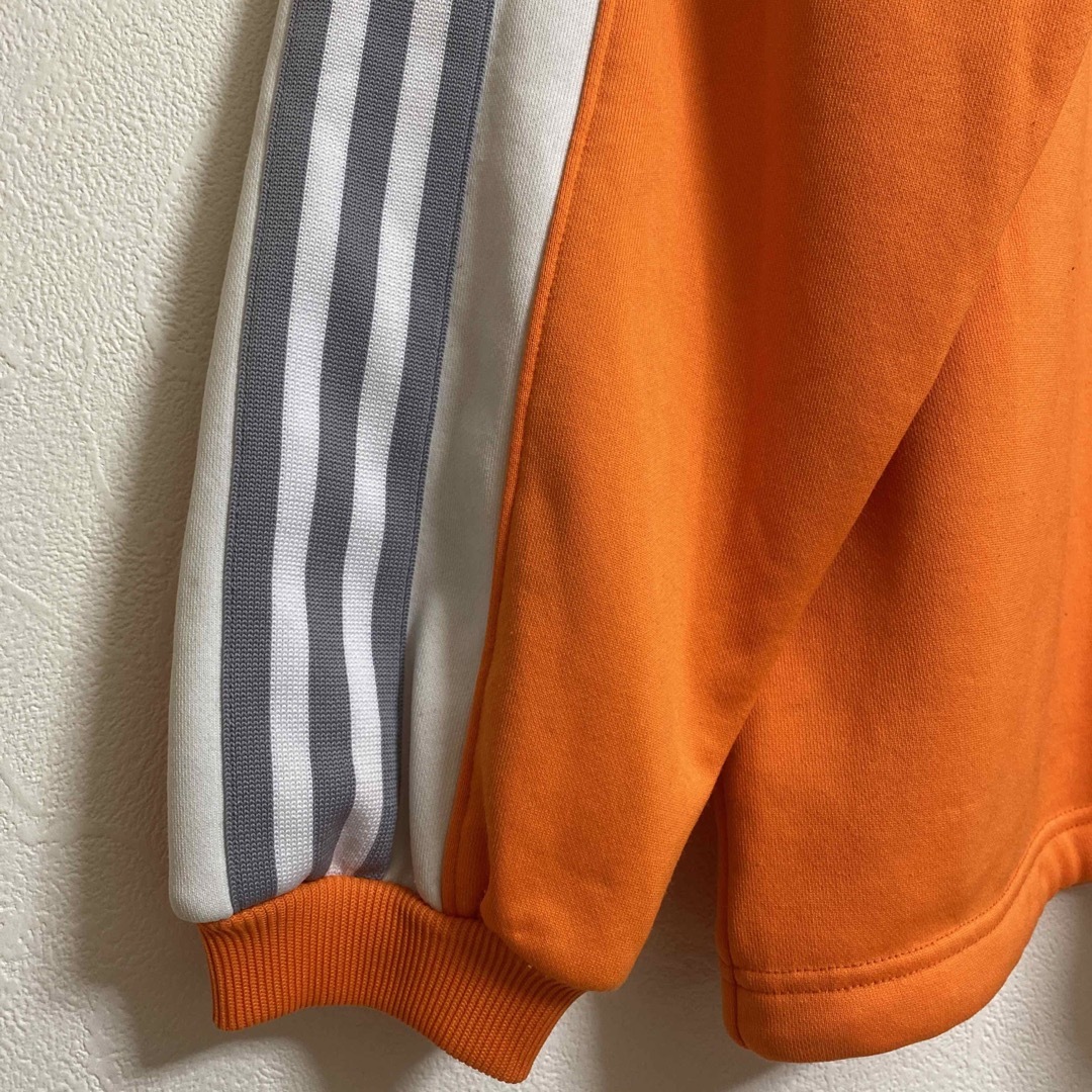 adidas - 90s 万国旗タグ アディダス 日本製 刺繍ロゴ ハーフジップ