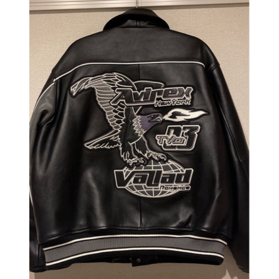 AVIREX - VALLAD STUDIO × AVIREX LEATHER JACKETの通販 by KASYLAR's