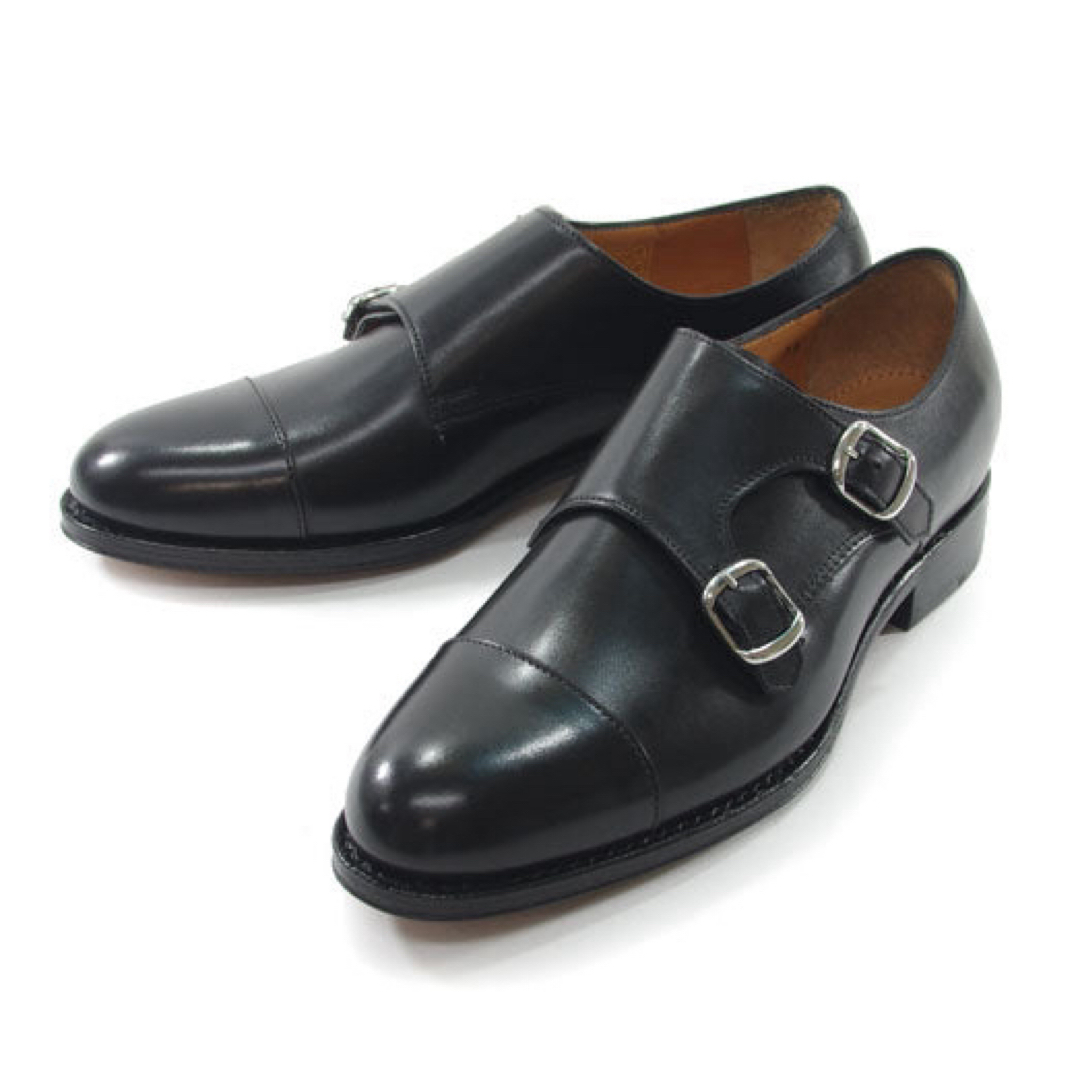 Jalan Sriwijaya - 革靴 ダブルモンクストラップシューズ ジャランスリ