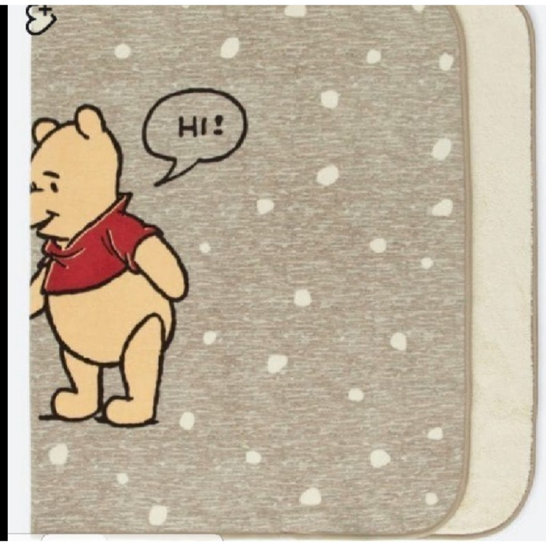 UNIQLO - ユニクロ ブランケット ひざ掛け プー プーさん ディズニーの