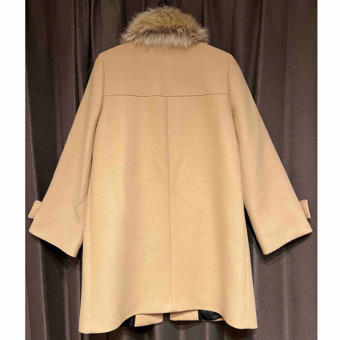 ZARA - ZARA MANTECO 2way ノーカラーコート ファー脱着可能の通販 by