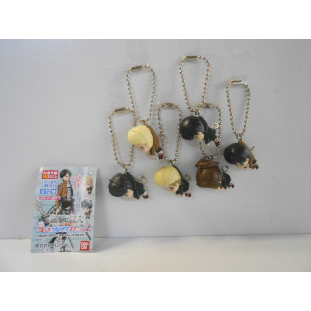 ♯Kkt26CZ 進撃の巨人 つまんでつなげて ますこっと2 全6種の通販 by