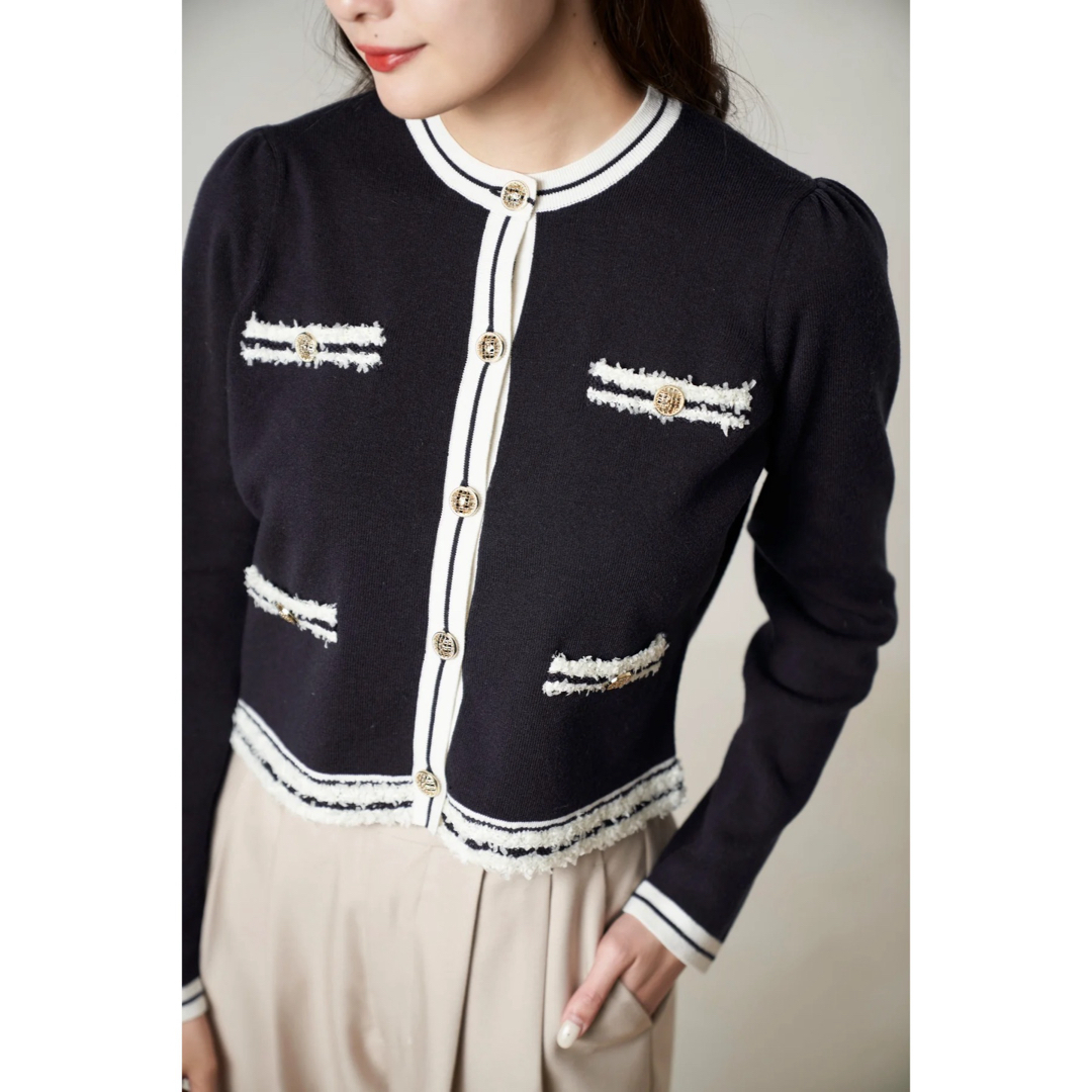 Her lip to - herlipto新品Classic Bicolor Knit Cardiganの通販 by