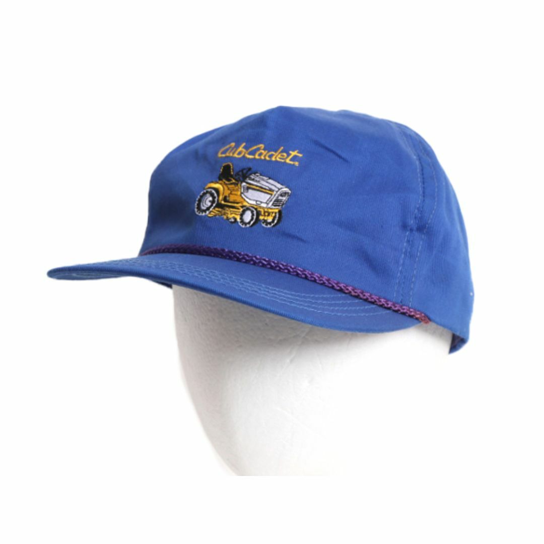 デッドストック USA 企業 ロゴ ビンテージ キャップ 90s ブラック