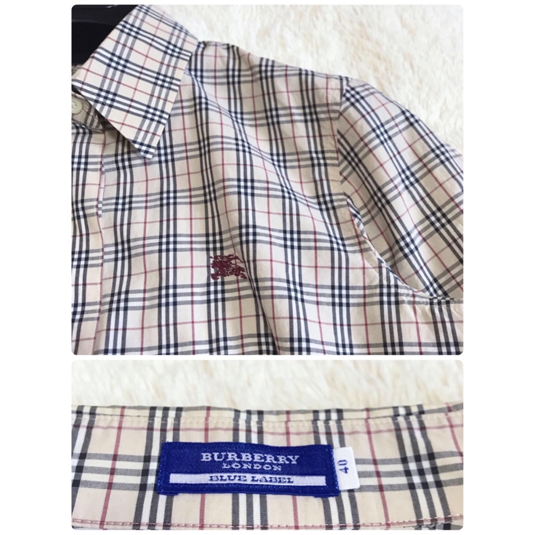 BURBERRY BLUE LABEL - 美品 大きいサイズ バーバリーブルーレーベル 7