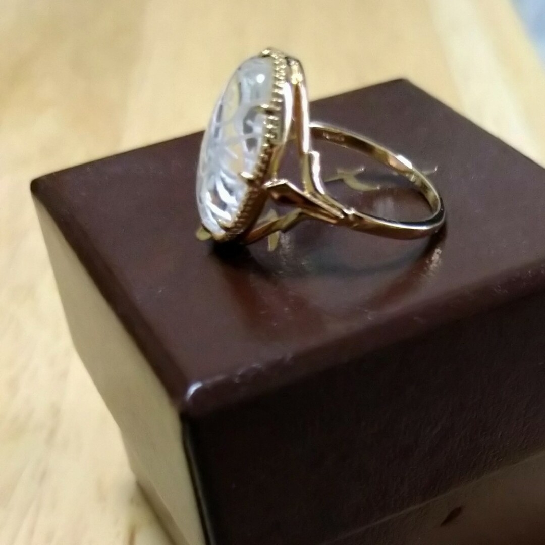 agete - 週末お値下げ agete アガット 白蝶貝 K10 リングの通販 by