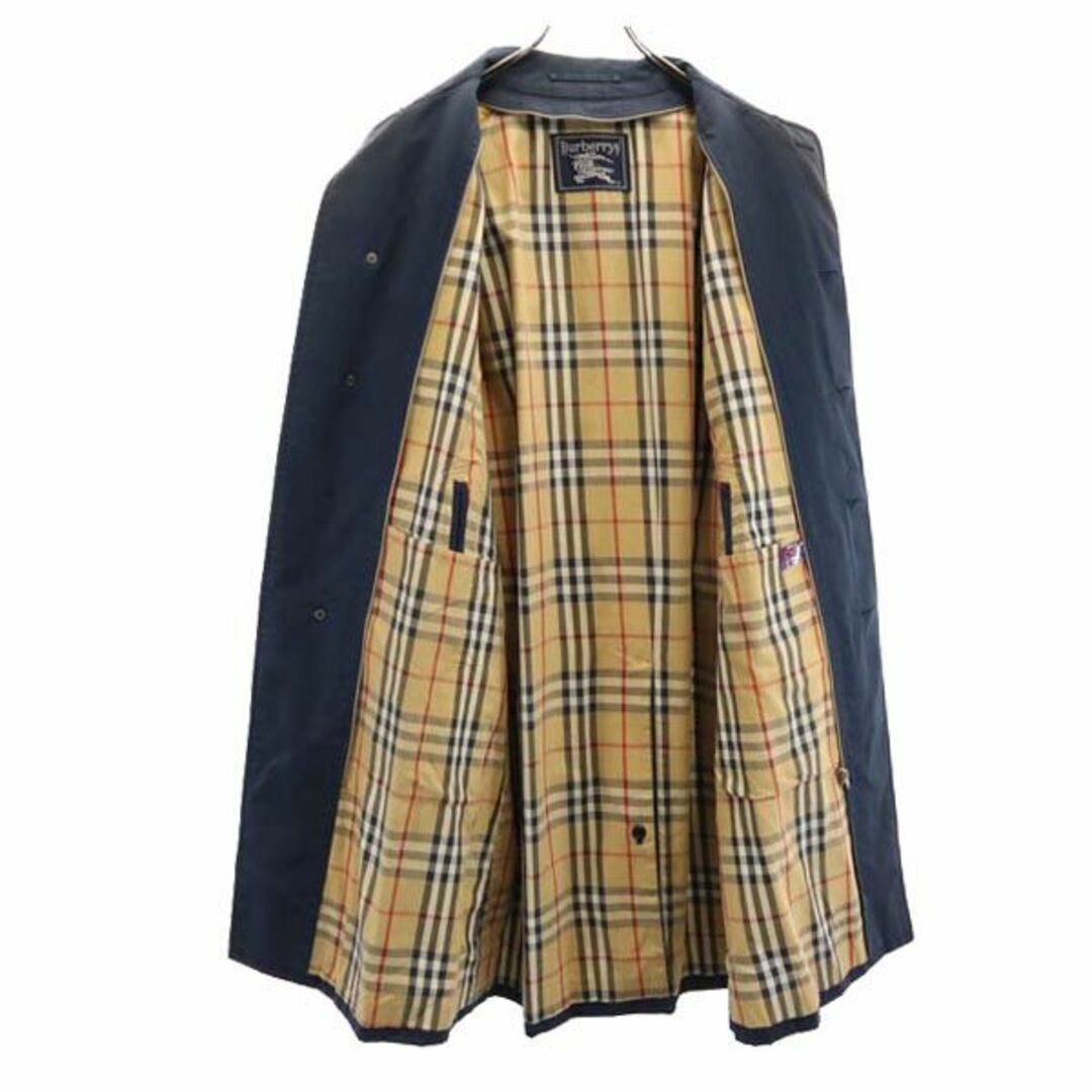 BURBERRY - バーバリーズ 90s オールド ステンカラーコート ネイビー