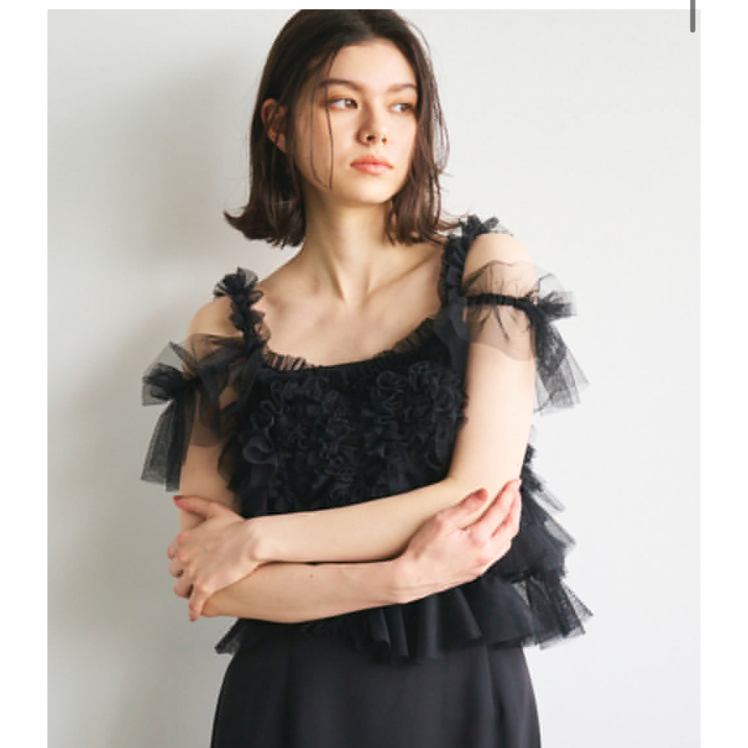 COCO DEAL - 【新品・未使用】COCO DEAL アシメフリルチュール