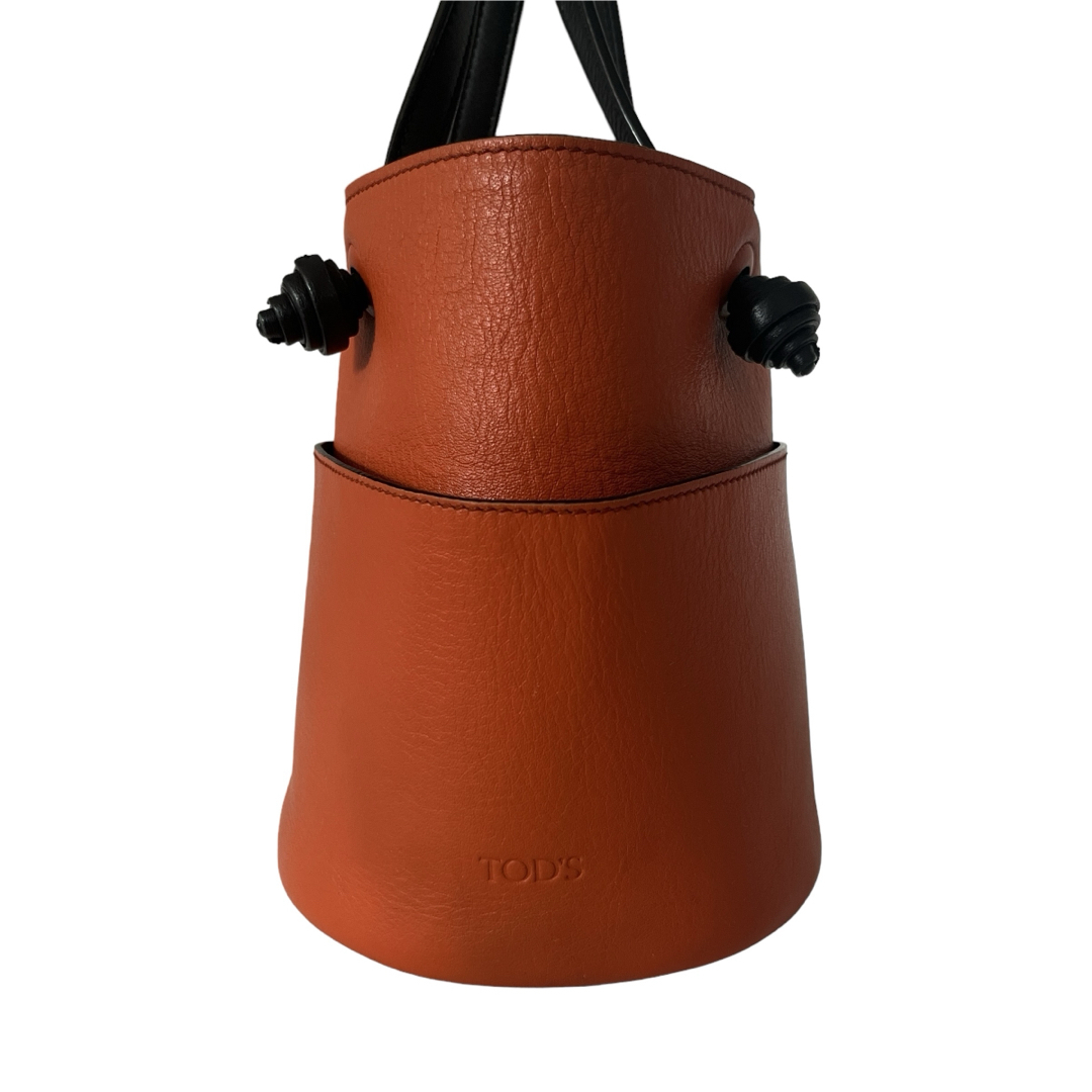 TOD'S - トッズ ハンドバッグ タッセルディティール バケット バケツ型