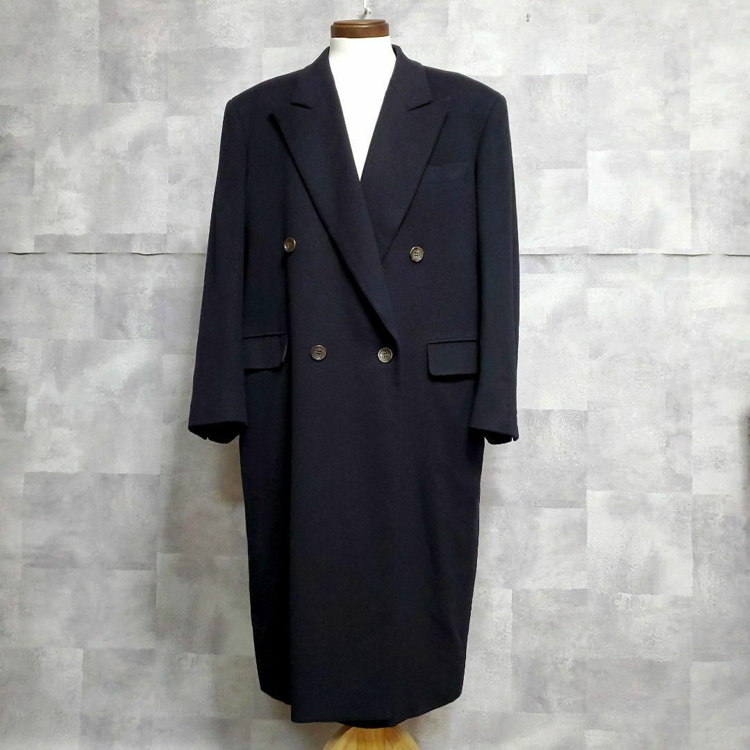 LANVIN - 極美品 L ランバン カシミヤ100 ピークドラペル ダブル
