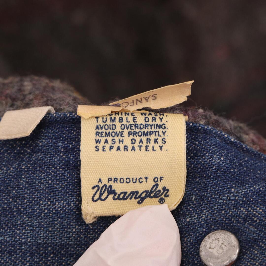 Wrangler - 70年代 Wrangler ラングラー デニムカバーオール ブルー
