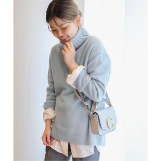 DEUXIEME CLASSE（ニット/セーター ・ ブルー・ネイビー/青色系）の