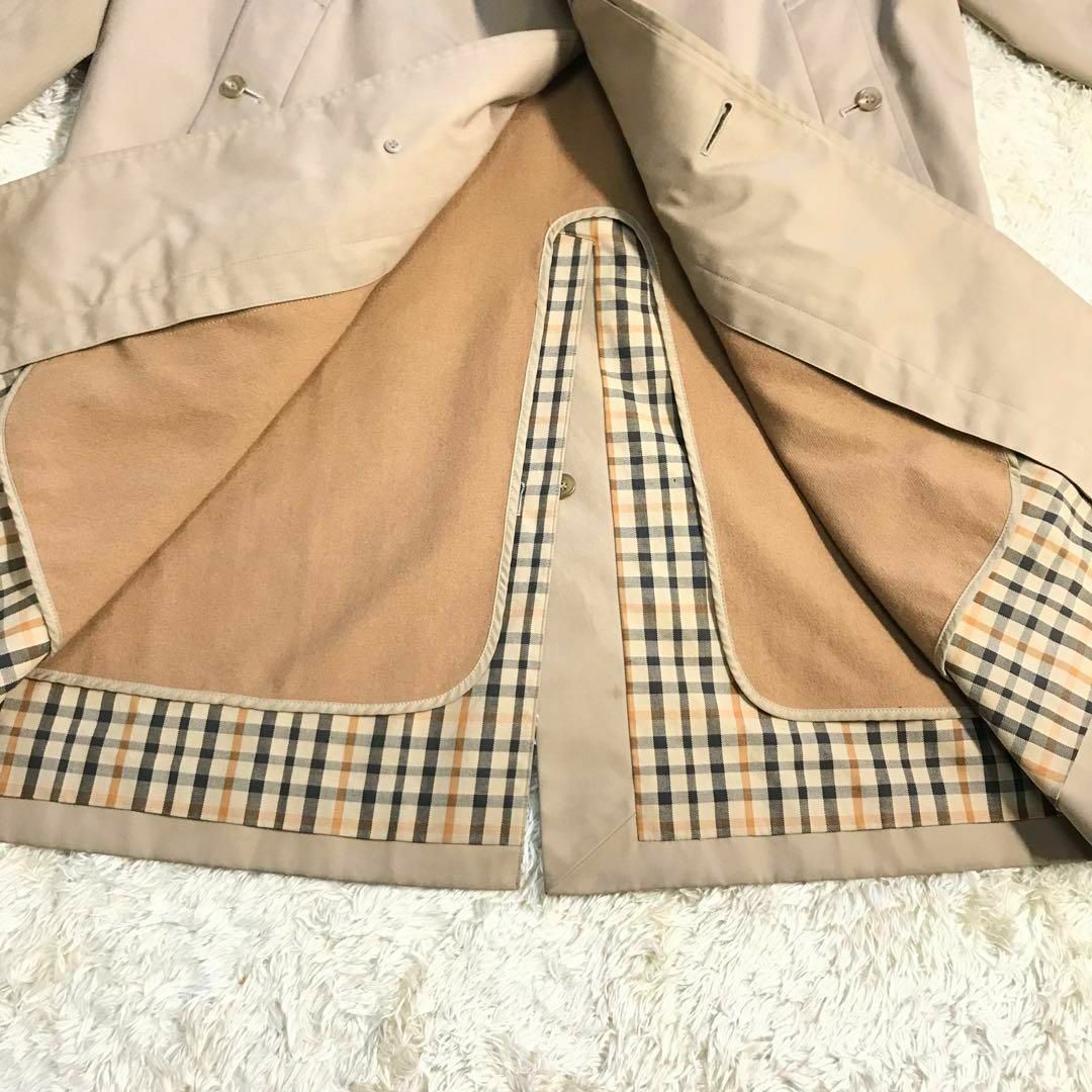 DAKS - DAKS【ベージュ☆Lサイズ】ステンカラー コート ライナー付き