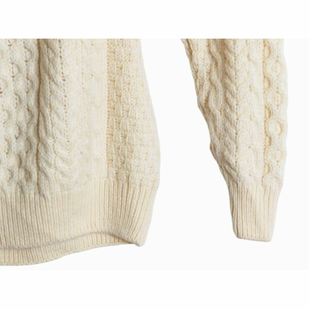 アイルランド製 Carraig Donn フィッシャーマン ウール ニット