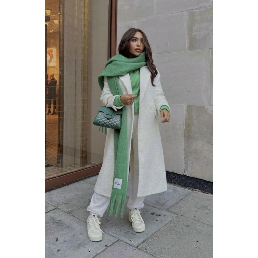 ZARA - ZARA ウール混紡ダブルブレスト仕様コート Lサイズの通販 by