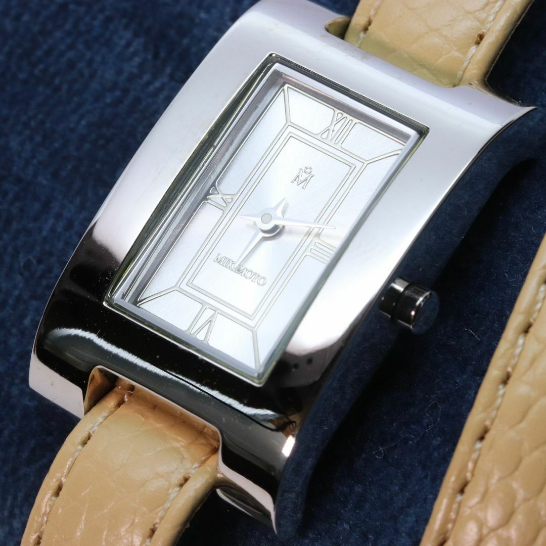 MIKIMOTO - ミキモト インターナショナル 時計 二重巻き レザー 腕時計