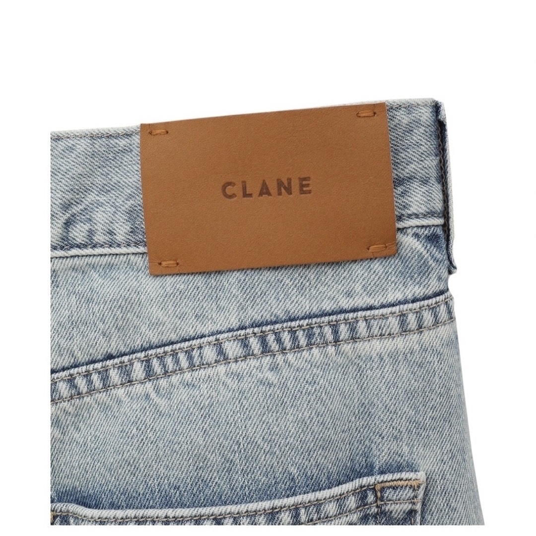 CLANE - 広瀬すず×CLANE TUCK WIDE DENIM PANTS アイスブルーの通販 by