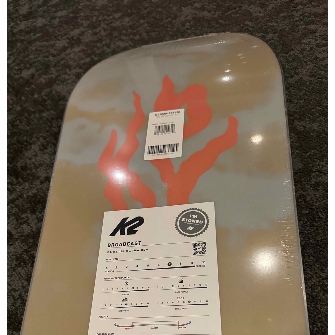 K2 - 【新品】K2 BROADCAST ブロードキャスト 板 スノーボード スノボ