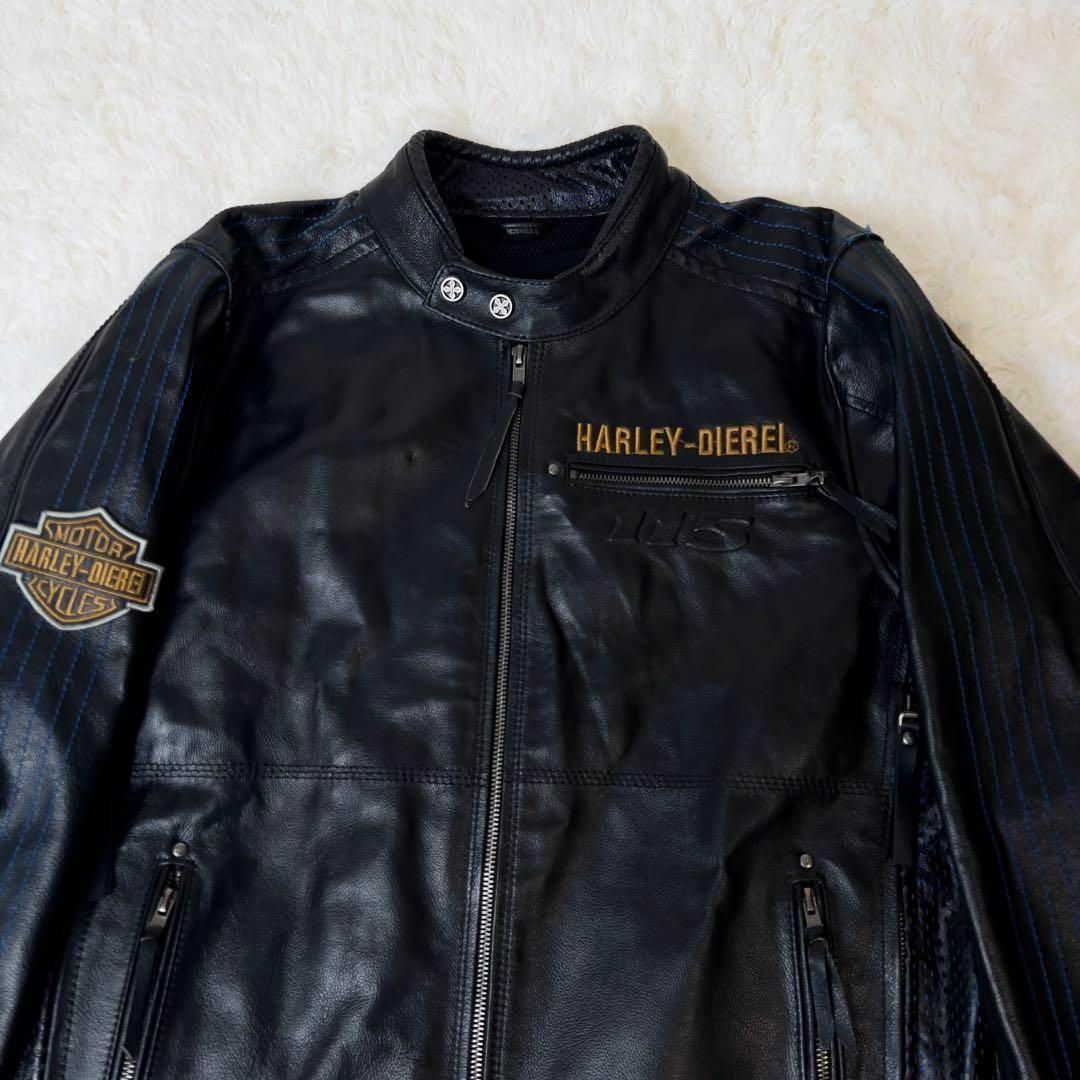 極美品 ハーレーダビッドソン 115周年記念レザージャケット