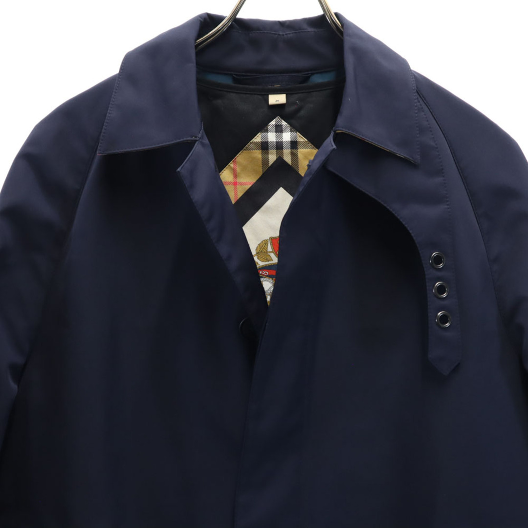 BURBERRY - バーバリー ライナー付き ステンカラーコート 46 ネイビー
