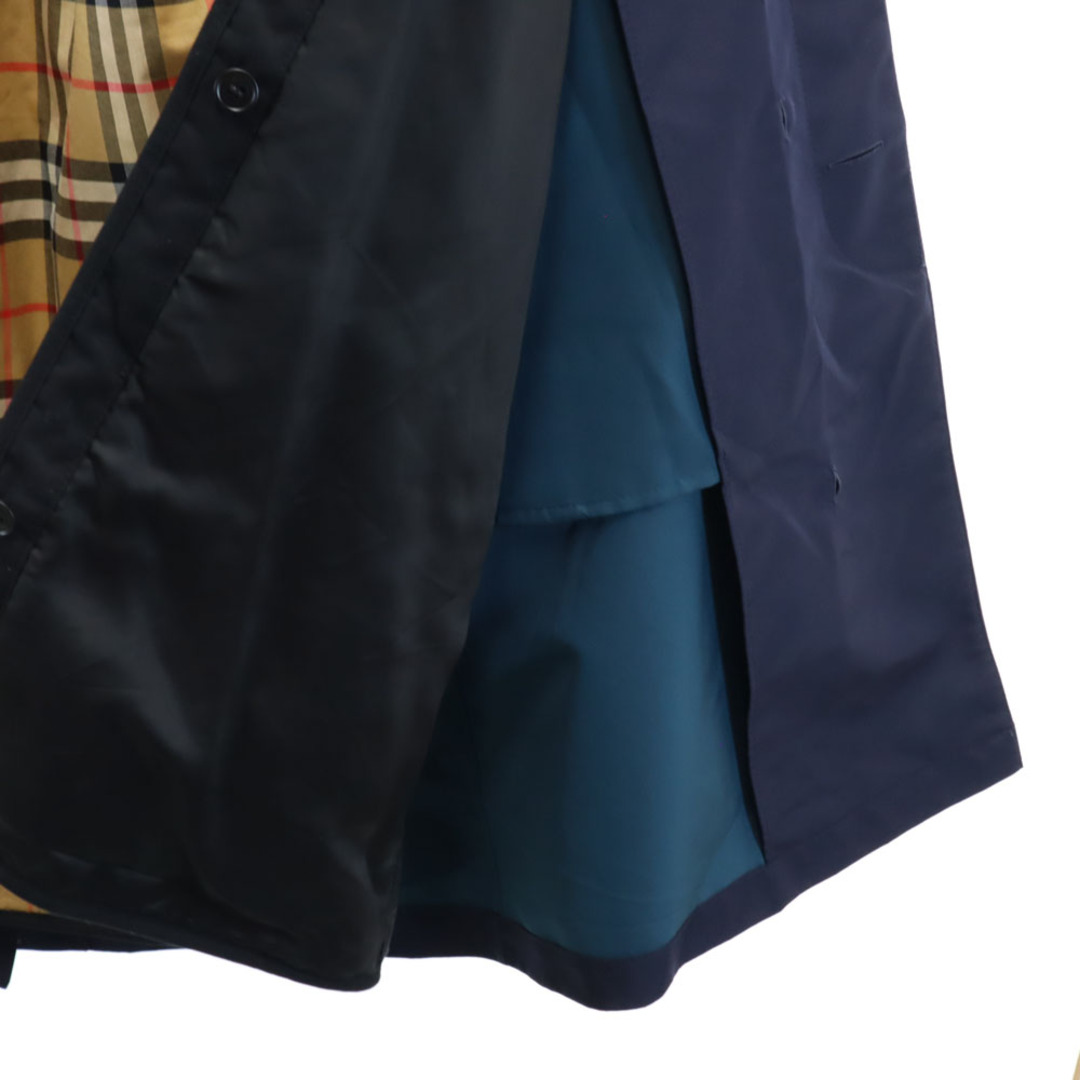 BURBERRY - バーバリー ライナー付き ステンカラーコート 46 ネイビー
