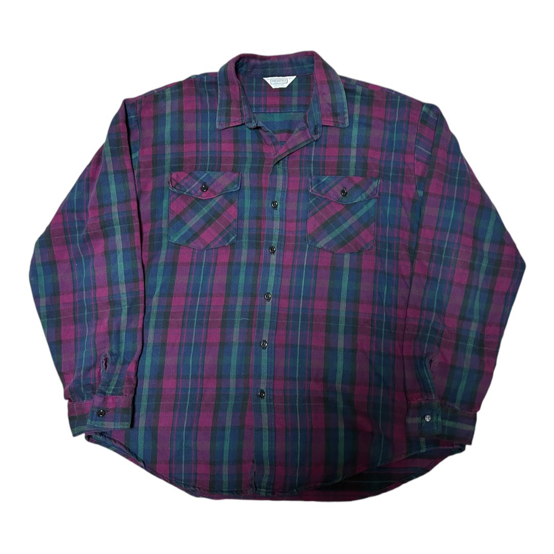 FIVE BROTHER - 70s80s USA製 FIVEBROTHER 三角タグ フランネルシャツ