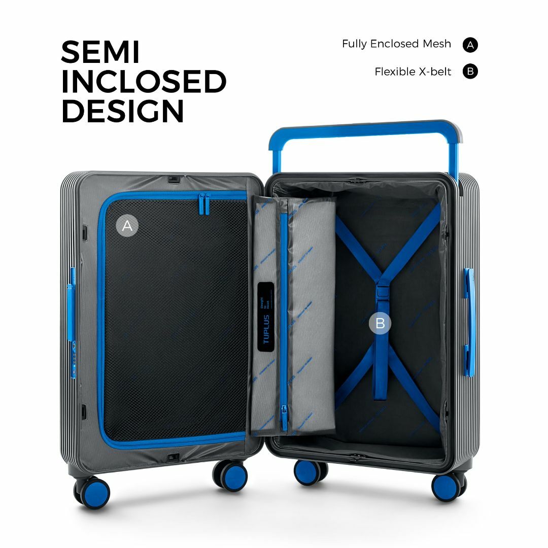 数量限定】[TUPLUS] スーツケース ABSキャリーケース 大型 耐衝撃 の