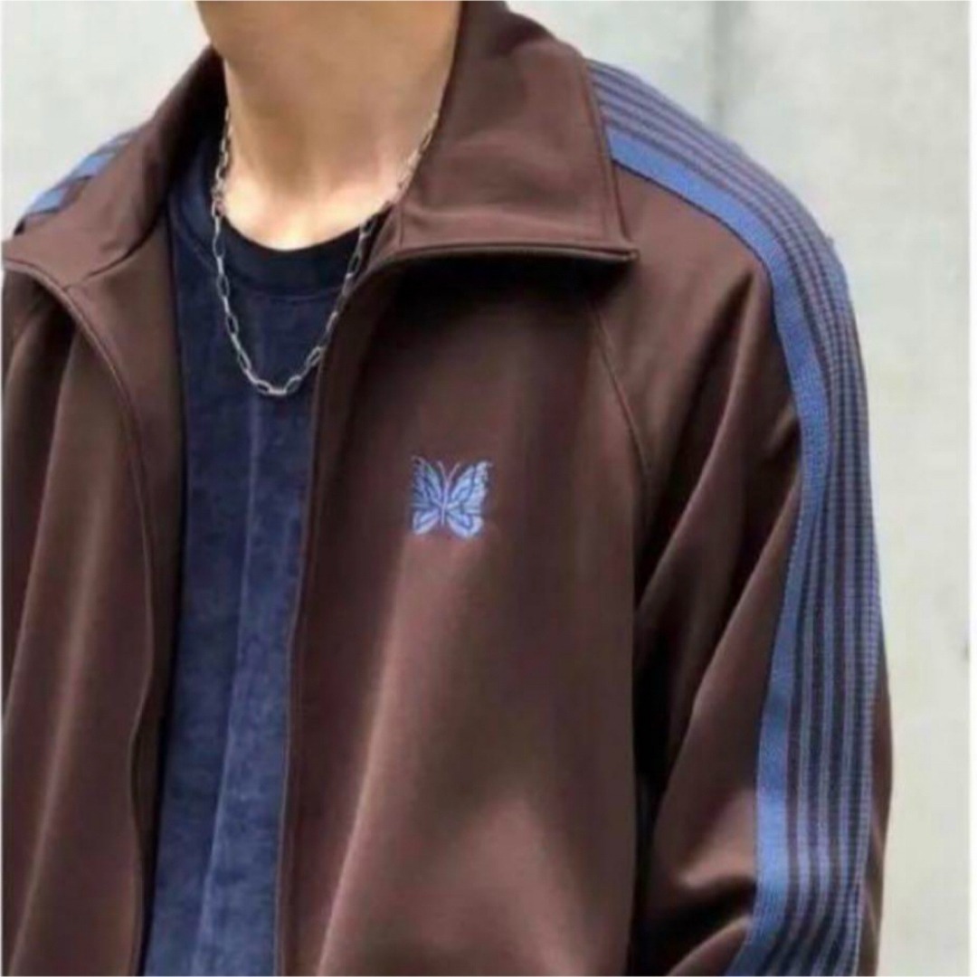 Needles - needles 20aw トラックジャケット ブラウン ターコイズ Lの