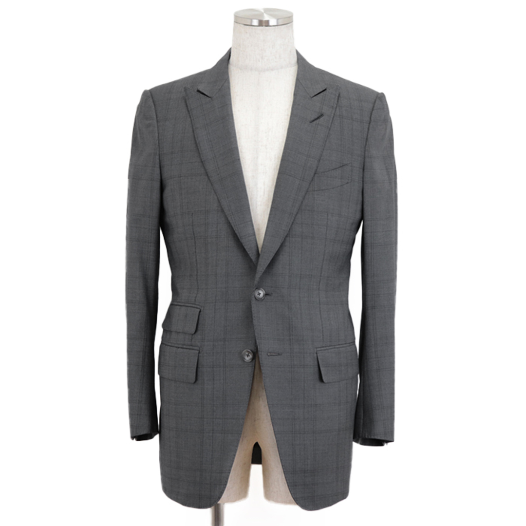 TOM FORD - 【美品】トムフォード スーツ グレンチェック ピークド