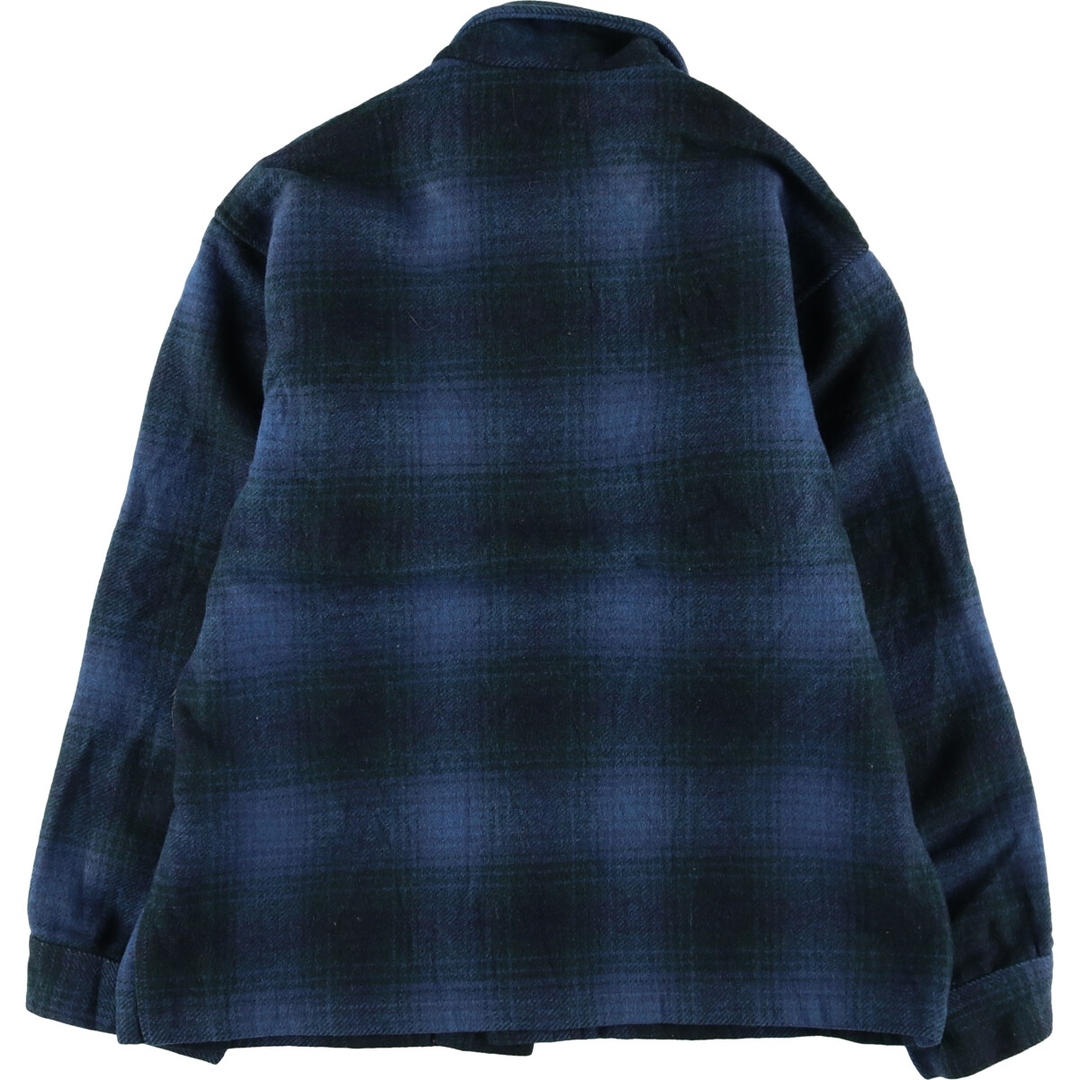 70sペンドルトンPENDLETON オンブレチェックブルゾンヴィンテージ