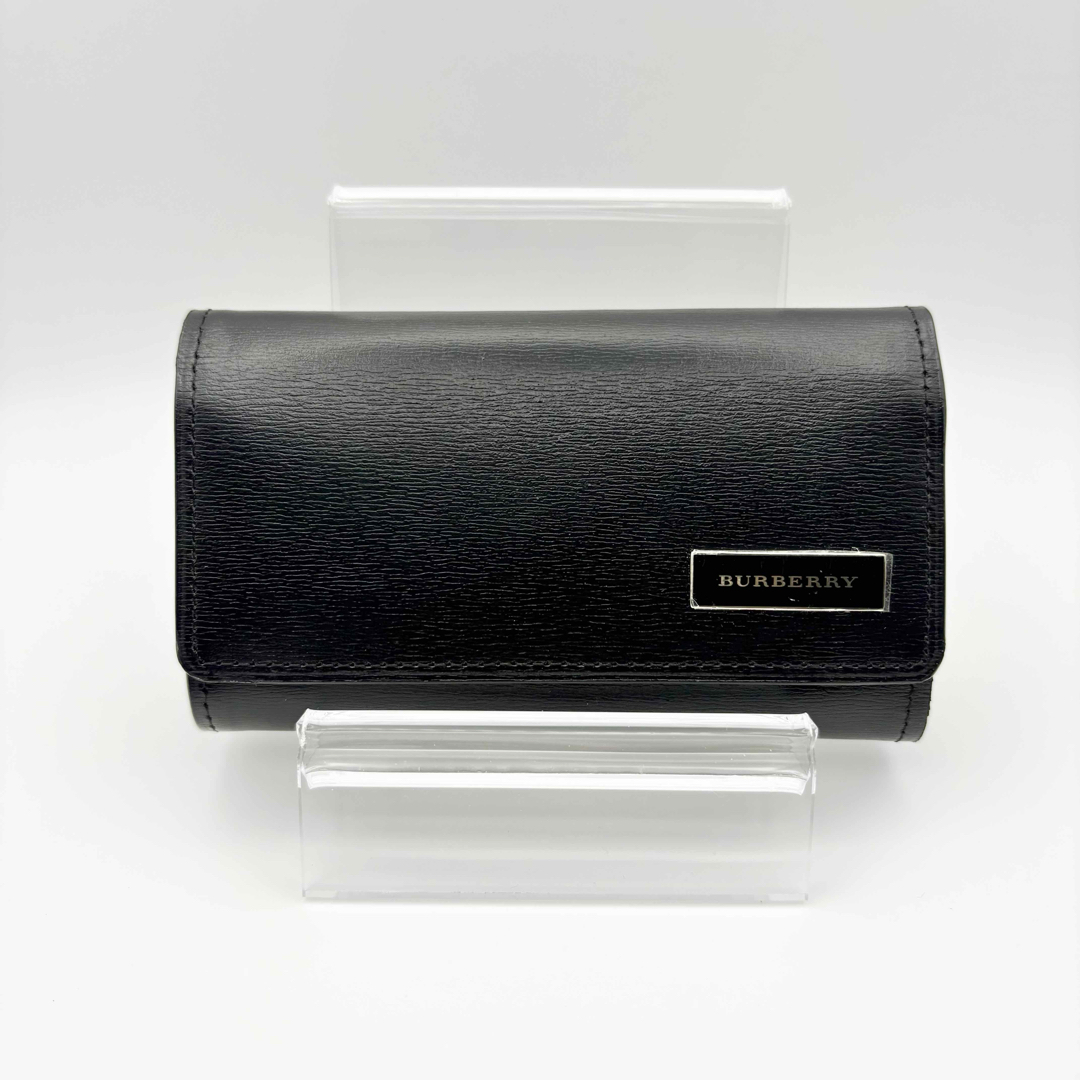 BURBERRY - 【極美品☆】バーバリー キーケース 5連 ブラック ノバ