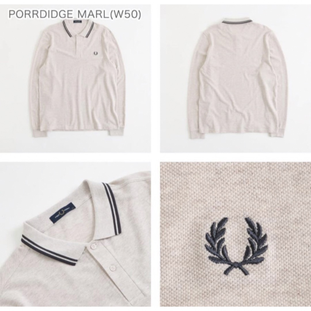 FRED PERRY - フレッドペリー長袖ポロシャツ S ベージュの通販 by