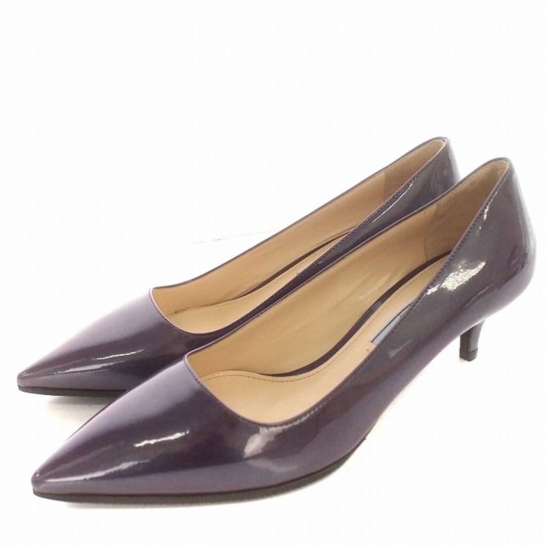 PRADA - プラダ PRADA パンプス エナメル 34.5 21.5cm パープル 紫の