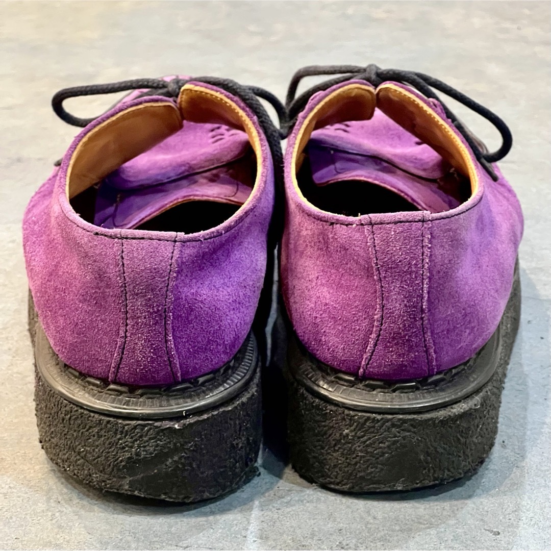 GEORGE COX◇ラバーソール/シューズ/5/紫/パープル/ラバソ/中古/V系