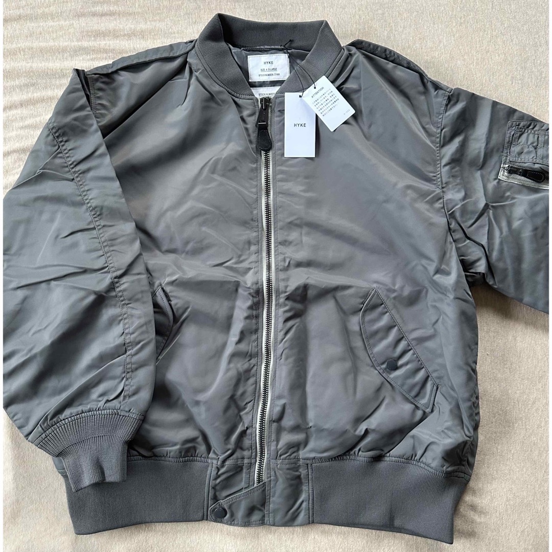 HYKE - 4新品 HYKE TYPE L-2A JACKET ブルゾン ハイク グレーの通販 by