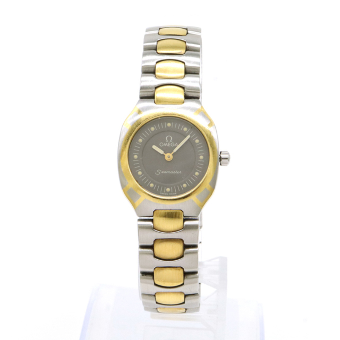 OMEGA - OMEGA オメガ シーマスター ポラリス グレー文字盤 SS YG