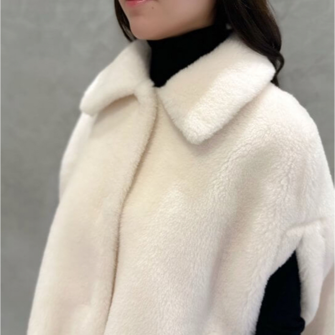 Aveniretoile - mid アベニエールエトワール ウールボアケープコートの