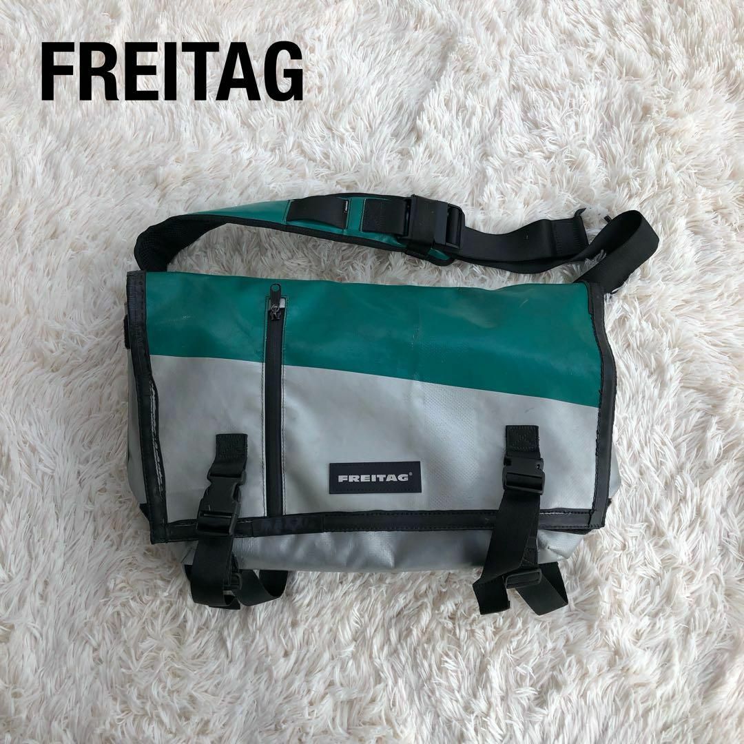 FREITAG - FREITAGフライターグメッセンジャーバッグF18 REXシルバー