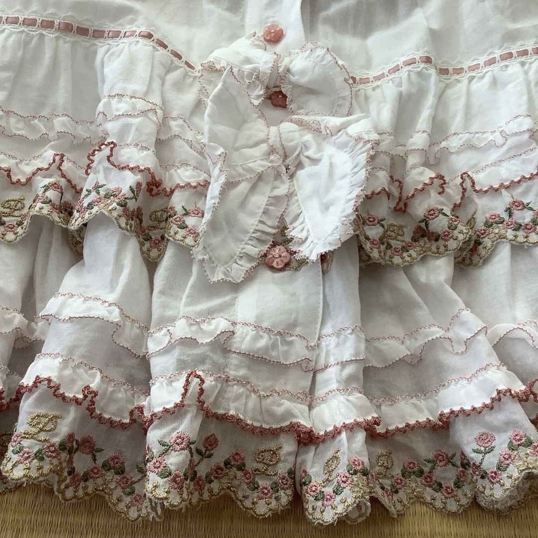 PINK HOUSE - ◇新品◇ピンクハウス お花刺繍レースフリルスカートの