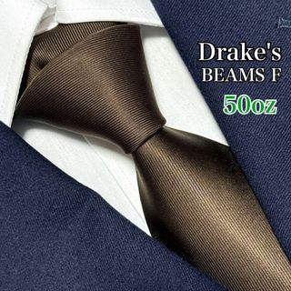DRAKES - 【美品】ドレイクス ビームスF 別注 ネクタイ 深緑の通販 by