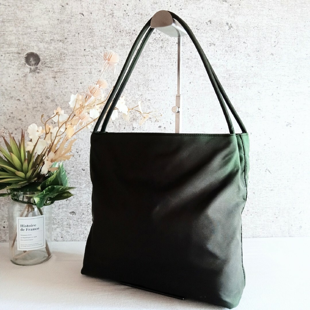 PRADA - 良品 プラダ ナイロン トート ハンドバッグ 鞄 オリーブ