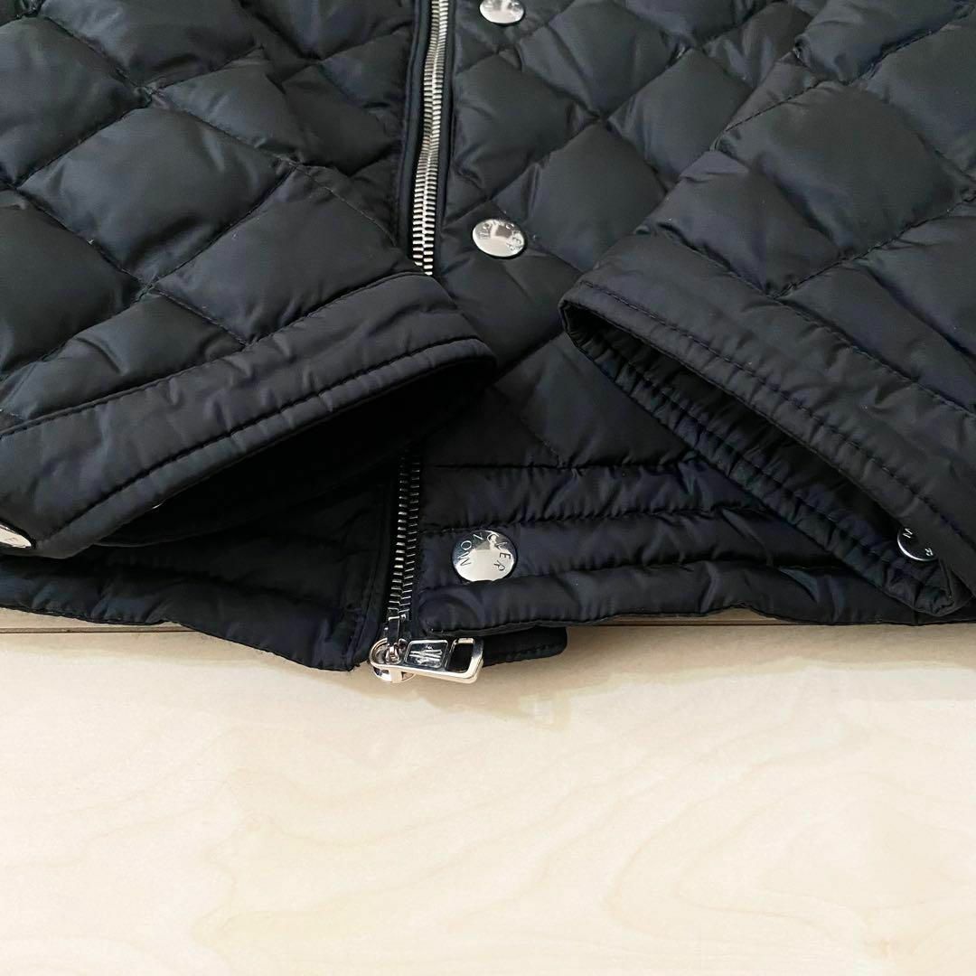 MONCLER - MONCLER FRED GIUBBOTTO ライダース ダウンジャケット 黒の