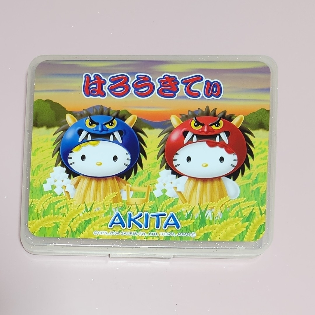 サンリオ - ハローキティ 秋田限定プラスチックケース + ポストカード