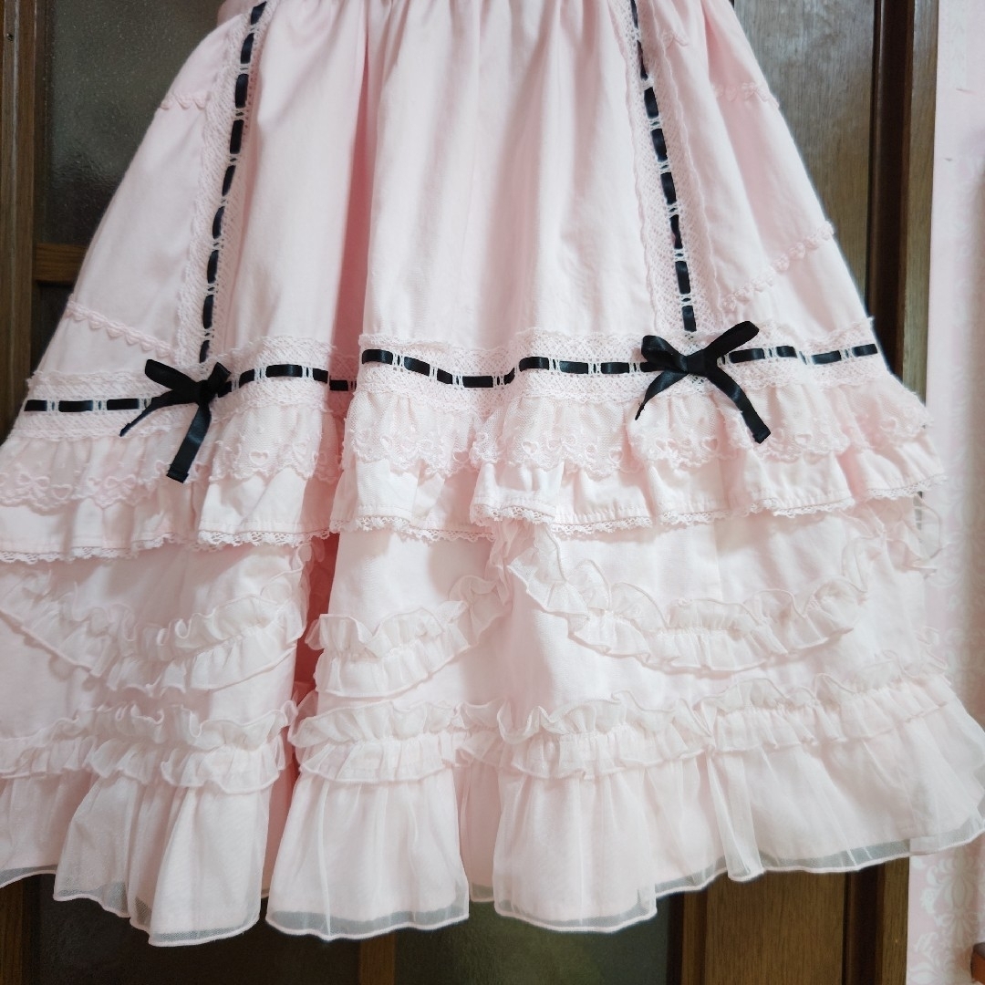 Angelic Pretty - レア！ハート胸当てスカートウエスト出しありの通販