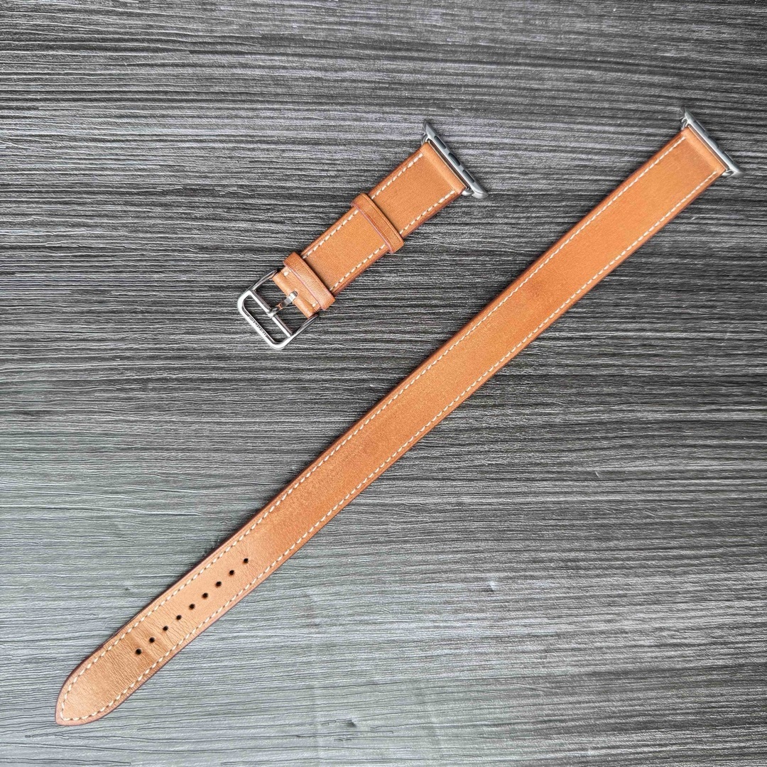 Apple - 2620 ほぼ未使用 Apple Watch エルメス ブラウン ドゥブル 二